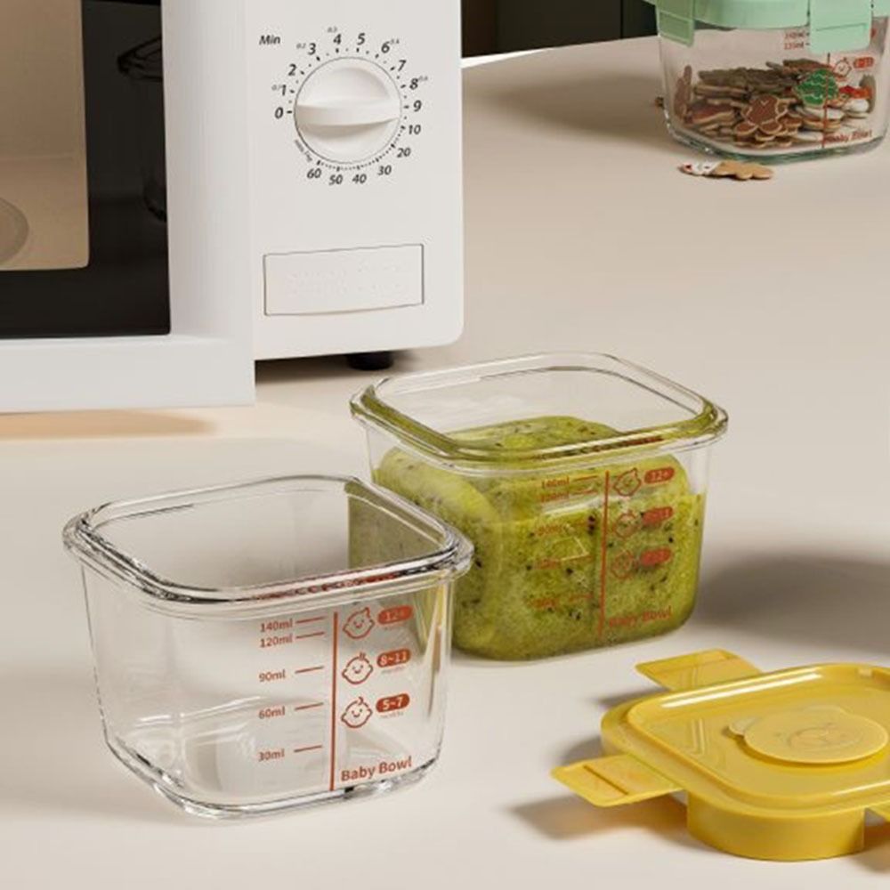Baby Food Glass Containers - 새로운 170ml 식품 보관 용기 냉동