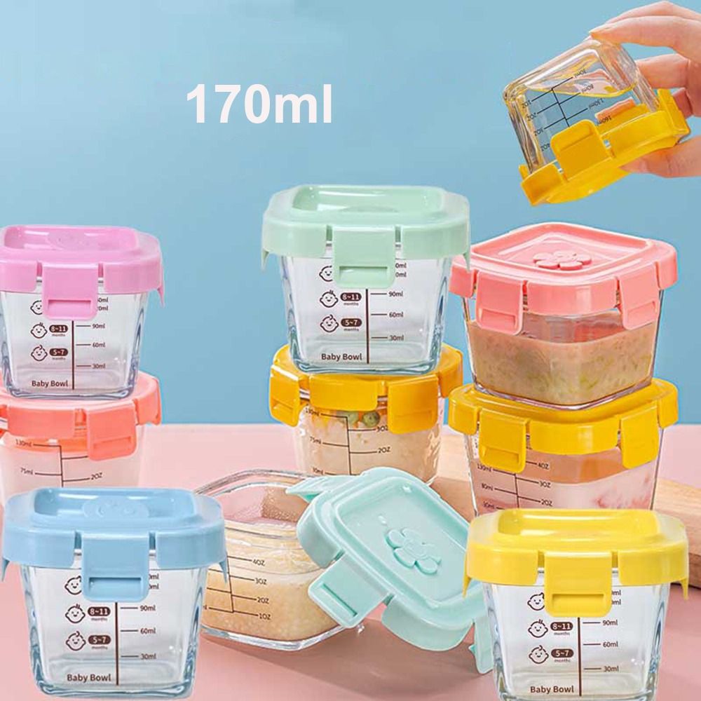 Baby Food Glass Containers - 패션 170ml 식품 보관 상자 유리