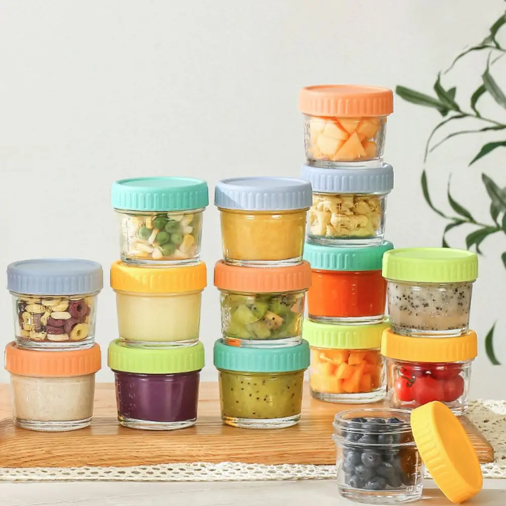 6개입 다용도 유리 아기 음식 용기, 눈금 표시가 있는 - Baby Food Glass Containers 리뷰 및 가격