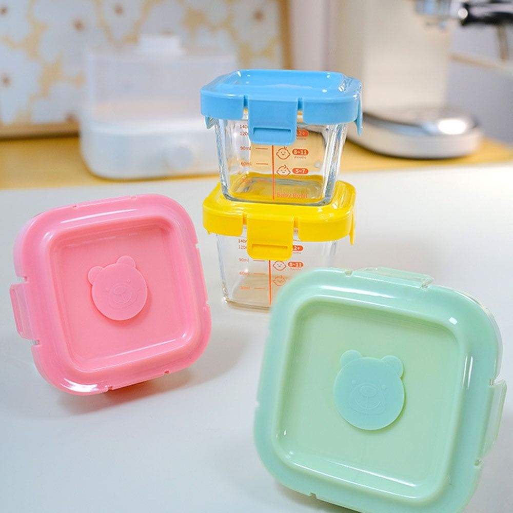 새로운 170ml 식품 보관 용기 냉동 전자레인지 사용 - Baby Food Glass Containers 리뷰 및 가격