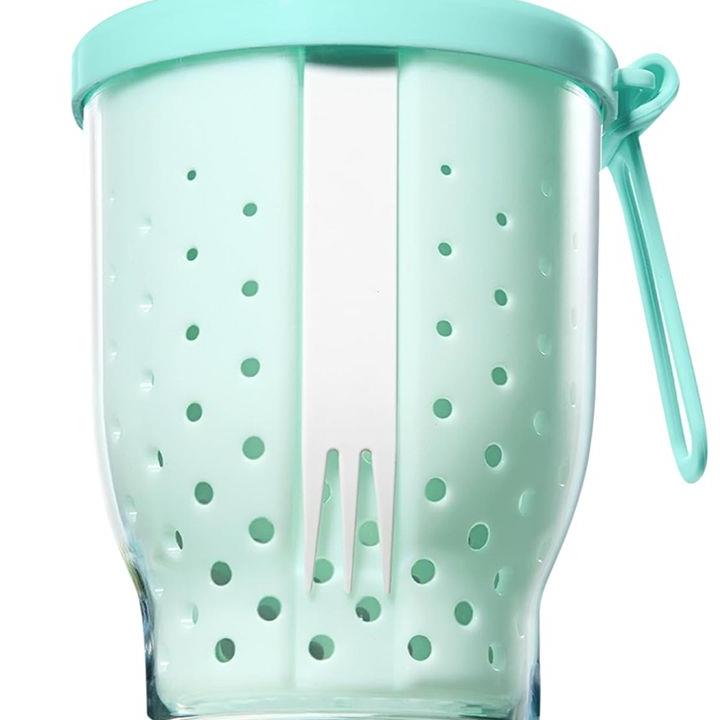 25온스 여행용 과일 컵, 자동차용 과일 샐러드 보관  - Snack Container Travel 리뷰 및 가격