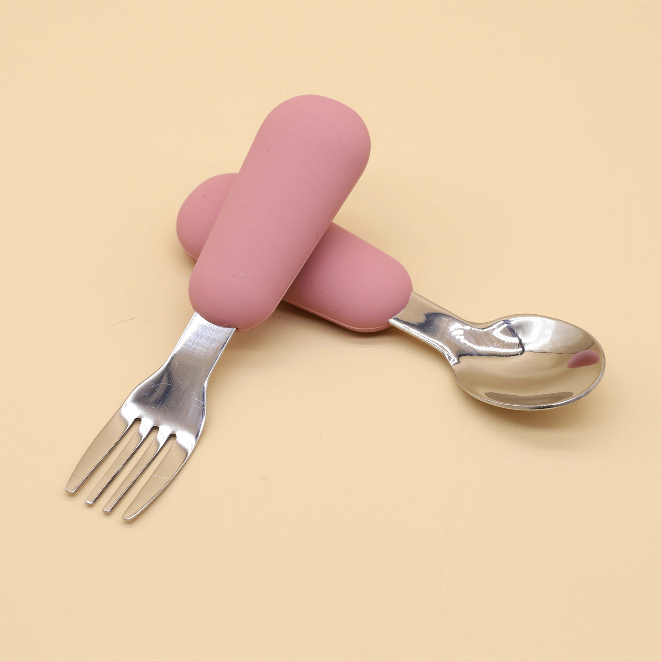 실리콘 스테인레스 스틸 스푼 포크 식품 등급 304 스 - Baby Food Bites 리뷰 및 가격