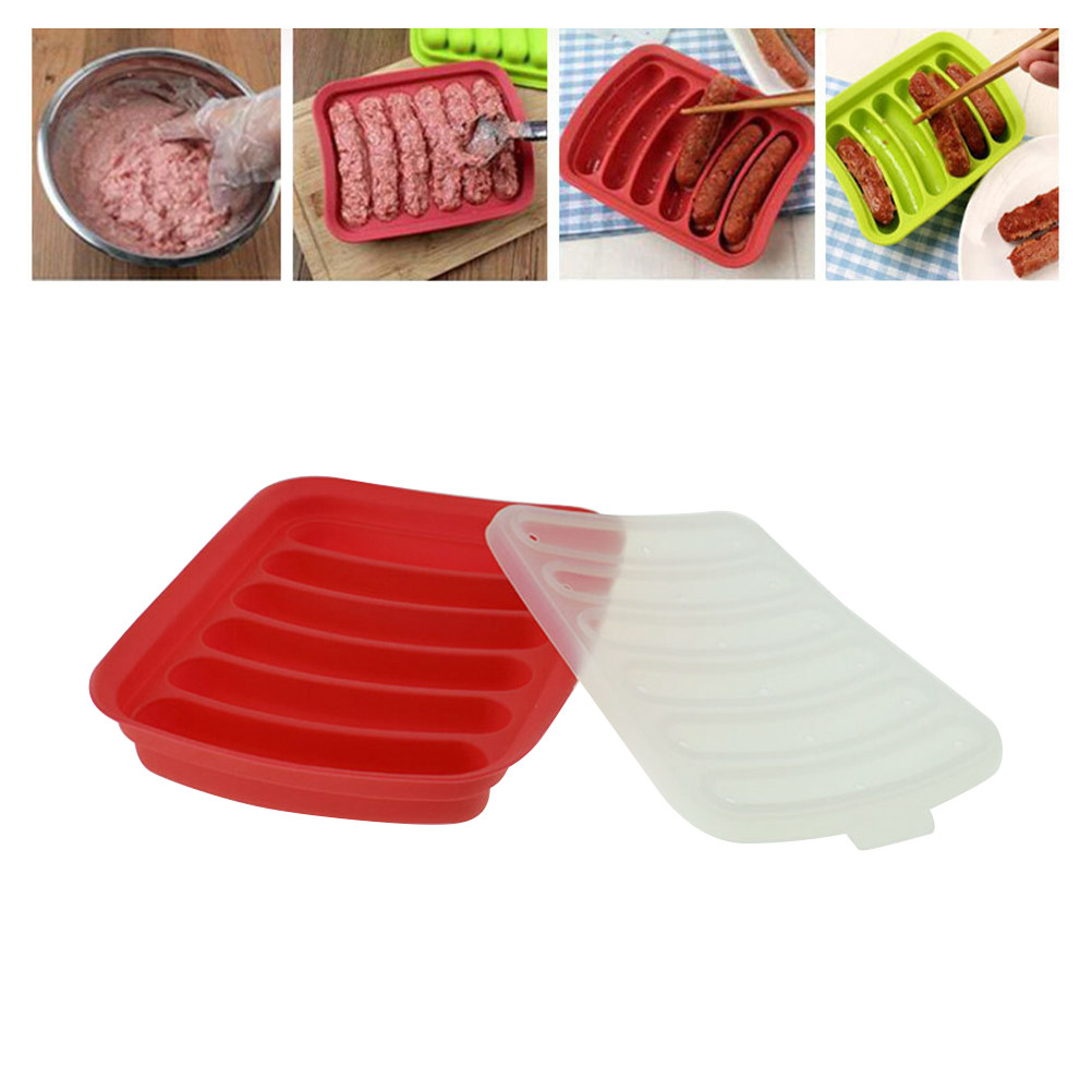 6개들이 식품 등급 실리콘 소시지 몰드, 직접 만든 베 - Baby Food Bites 리뷰 및 가격