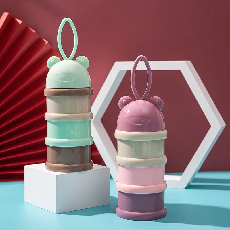 컬러드 밀크 파우더 박스 편리하고 휴대 가능한 밀크 파 - Snack Container Travel 리뷰 및 가격