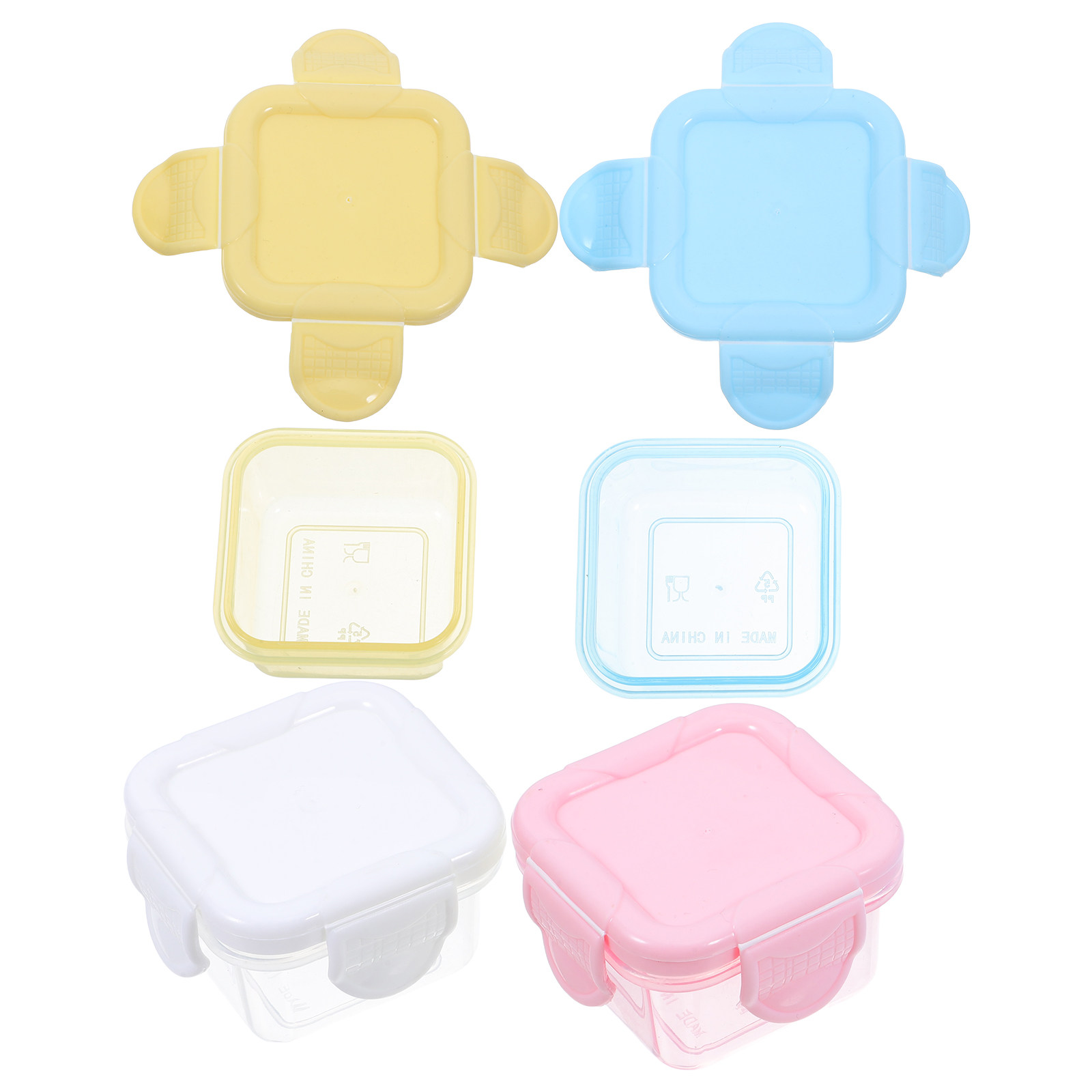 4개입 휴대용 스낵 용기(뚜껑 포함) 재사용 가능한 방 - Snack Container Travel 리뷰 및 가격