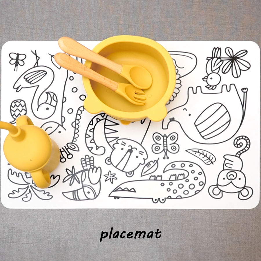 맞춤형 DIY 컬러 실리콘 아기 수유 플레이스매트, 캔 - Baby Food Table 리뷰 및 가격