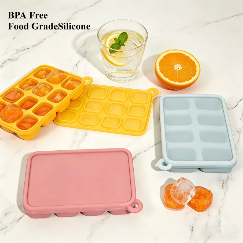 플래티넘 실리콘 이유식 냉동 트레이 (뚜껑 포함) 8/ - Baby Food Tray 리뷰 및 가격