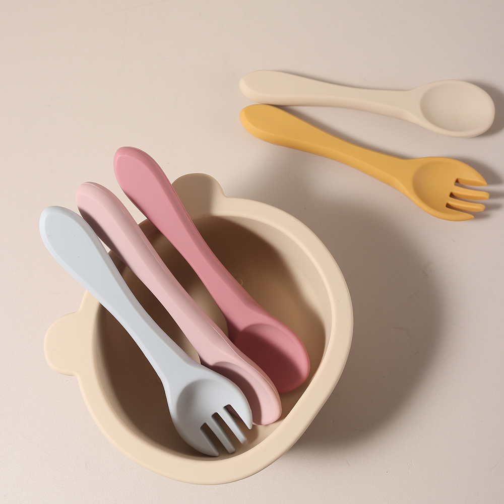 맞춤 이름 1쌍 실리콘 스푼 및 포크 식품 등급 실리콘 - Baby Food For 2 Year Old 리뷰 및 가격