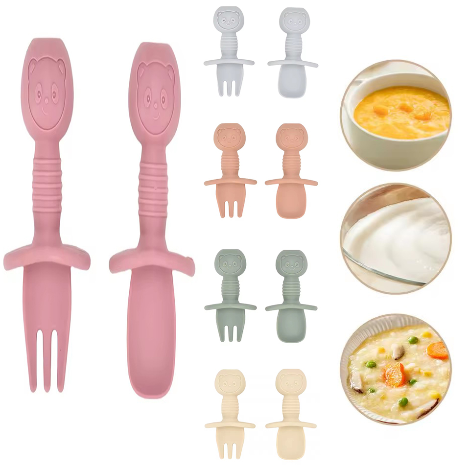 2개입 식품 등급 어린이용 나무 손잡이 실리콘 숟가락  - Baby Food For 2 Year Old 리뷰 및 가격