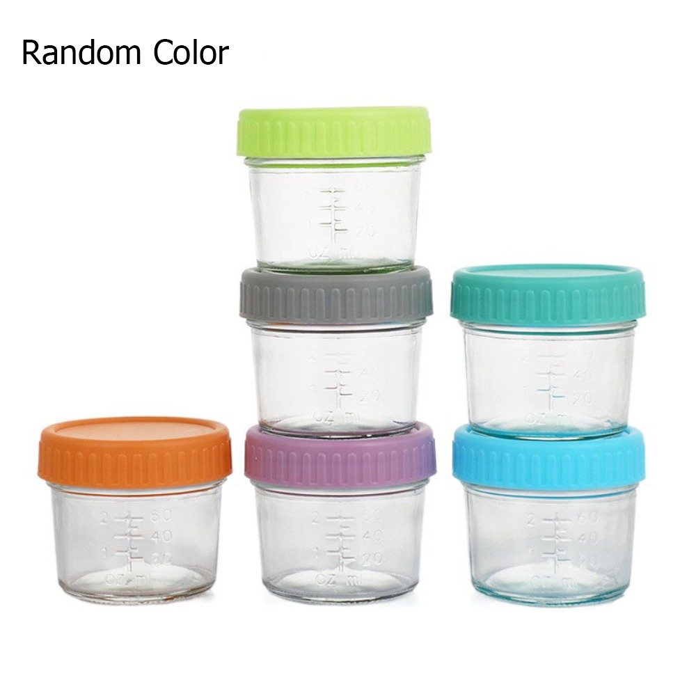 6개입 다용도 유리 이유식 용기 (스케일 포함) 재사용 - Baby Food Glass Containers 리뷰 및 가격