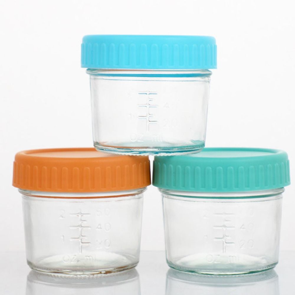 6개입 다용도 유리 이유식 용기 (스케일 포함) 재사용 - Baby Food Glass Containers 리뷰 및 가격