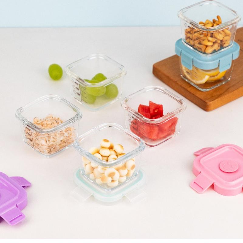 내열 보관함 스팍 3 in 1 휴대용 유리 이유식 용기 - Baby Food Glass Containers 리뷰 및 가격