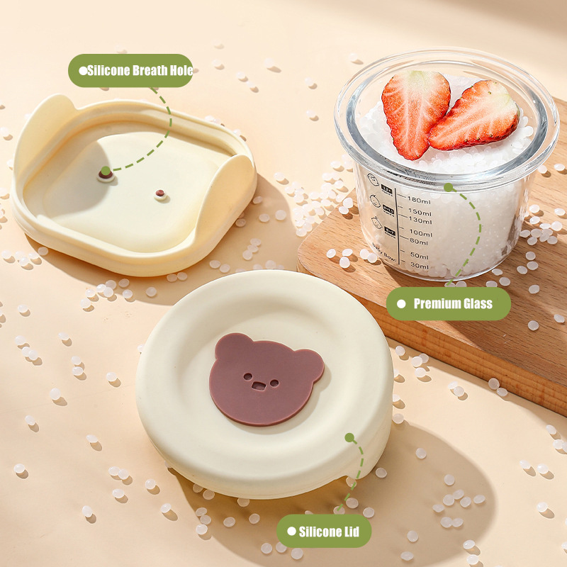 뚜껑이 달린 유리 유아용 식품 보관 항아리, 누수 방지 - Baby Food Glass Containers 리뷰 및 가격